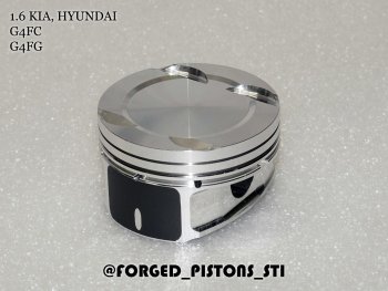16 999 р. Поршни (1,6 G4FC, G4FG) СТИ  Hyundai Elantra  HD (2006-2011), Hyundai i20  PB (2008-2015), Hyundai I30  FD (2007-2012), KIA Ceed  1 ED (2006-2012), KIA Cerato  2 TD (2008-2013), KIA Cerato Koup  1 TD (2008-2013), KIA Rio  3 QB (2011-2017) (диаметр поршня: 77.25 мм)  с доставкой в г. Керчь. Увеличить фотографию 3
