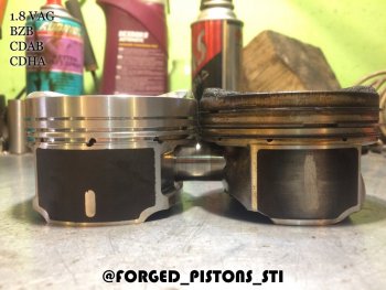 Поршни (1,8 BZB, CDAB под палец 21/53мм кольца 1,2/1,5/2,0) СТИ Audi A3 ( 8P1 хэтчбэк 3 дв.,  8PA хэтчбэк 5 дв.) (2008-2010), Audi A4  B8 (2007-2011), Audi A4 Allroad  B8 (2009-2011), Seat Altea  5P (2004-2009), Seat Leon  1P хэтчбэк 5 дв. (2009-2013), Skoda Octavia  A5 (2004-2008), Volkswagen Passat  B6 (2005-2011) (диаметр поршня: 82,50 мм)