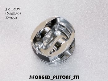 30 899 р. Поршни (BMW 3,0l N55B30 (CR=9,5) кольца 1,5/1,5/2,0) СТИ  BMW 1 серия ( F21,  F20) - X6 ( E71,  F16) (диаметр поршня: 84.00 мм)  с доставкой в г. Керчь. Увеличить фотографию 3