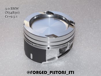 Поршни (BMW 3,0l N54B30 (CR=9,5) кольца 1,5/1,5/2,0) СТИ BMW 1 серия  E82 - X6  E71 (диаметр поршня: 84.00 мм)