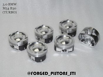 Поршни (BMW 3,0l M54B30 TURBO (CR=8,5) кольца 1,5/1,5/2,0) СТИ BMW 3 серия  E46 - Z4  E85 (диаметр поршня: 84.00 мм)