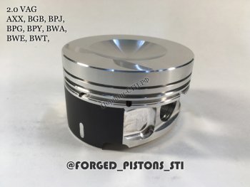 17 999 р. Поршни (VolksWagen 2,0 AXX (CR=10,5) кольца 1,2/1,5/2,0) СТИ  Audi A3 ( 8P1 хэтчбэк 3 дв.,  8PA хэтчбэк 5 дв.) (2003-2013), Volkswagen Golf  5 (2003-2009), Volkswagen Passat  B6 (2005-2011) (диаметр поршня: 82,50 мм)  с доставкой в г. Керчь. Увеличить фотографию 2