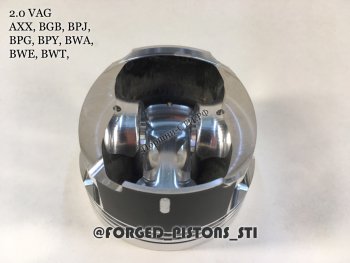17 999 р. Поршни (VolksWagen 2,0 AXX (CR=10,5) кольца 1,2/1,5/2,0) СТИ  Audi A3 ( 8P1 хэтчбэк 3 дв.,  8PA хэтчбэк 5 дв.) (2003-2013), Volkswagen Golf  5 (2003-2009), Volkswagen Passat  B6 (2005-2011) (диаметр поршня: 82,50 мм)  с доставкой в г. Керчь. Увеличить фотографию 3