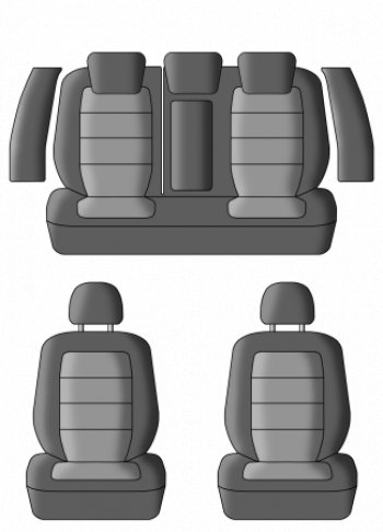 4 389 р. Чехлы сидений (жаккард, 60/40, раздельная задняя спинка, подлокотник, отдельные бока, 3П-образ. подголовника) Lord Autofashion Дублин  Nissan Tiida  1 седан (2007-2014) C11 дорестайлинг, C11 рестайлинг (Чёрный, Ёж красный)  с доставкой в г. Керчь. Увеличить фотографию 3