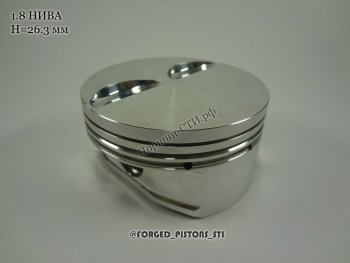 Поршни (2121 высота 26.3 палец 19/50 клапана 39мм кольца 1,2/1,5/2,0 плоский 1,85) СТИ Лада 2101 - нива 4х4 ( 2131,  2329,  2121-80,  2121 Бронто,  2121,  2121 (Legend)) (диаметр поршня: 82,00 мм)