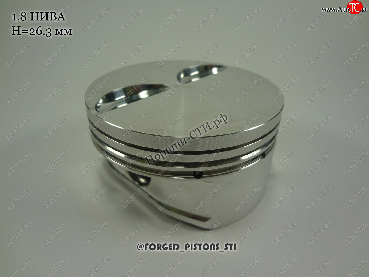 16 599 р. Поршни (2121 высота 26.3 палец 19/50 клапана 39мм кольца 1,2/1,5/2,0 плоский 1,85) СТИ  Лада 2101 - нива 4х4 ( 2131,  2329,  2121-80,  2121 Бронто,  2121,  2121 (Legend)) (диаметр поршня: 82,00 мм)  с доставкой в г. Керчь