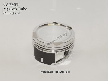 Поршни (BMW 2,8l M52/B28 под степень 8,5 кольца 1,5/1,5/2,0мм) СТИ BMW 3 серия ( E36,  E46) (1990-2001), BMW 5 серия  E39 (1995-2000), BMW 7 серия  E38 (1994-2001), BMW Z3  E36/7 (1995-2002), Land Rover Defender 110  1 L316 (1990-2007), Land Rover Defender 130  1 L316 (1990-2007), Land Rover Defender 90  1 L316 (1990-2007) (диаметр поршня: 84.00 мм)