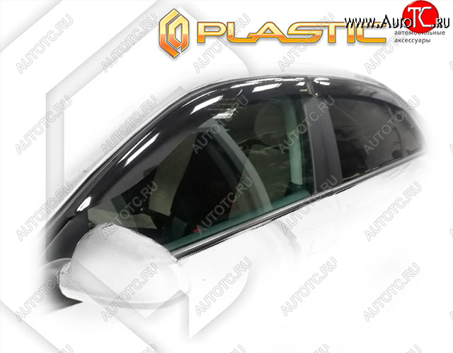 1 999 р. Дефлектора окон CA-Plastic  Volkswagen Jetta  A5 (2005-2011) седан (Classic полупрозрачный, Без хром. молдинга)  с доставкой в г. Керчь