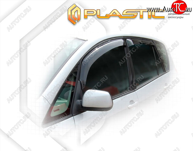 1 999 р. Дефлектора окон CA-Plastic Toyota Corolla Spacio E120 рестайлинг (2003-2007) (Classic полупрозрачный)  с доставкой в г. Керчь