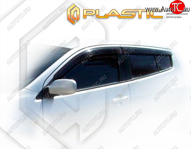 2 199 р. Дефлектора окон CA-Plastic Toyota Will Vs XE120 (2001-2004) (Classic полупрозрачный, Без хром. молдинга)  с доставкой в г. Керчь