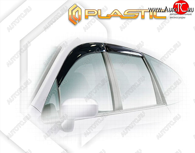 1 999 р. Ветровики дверей CA-Plastic  Honda Stream  1 RN2,RN4, RN1, RN3, RN5 (2003-2006) рестайлинг (Classic полупрозрачный, Без хром. молдинга)  с доставкой в г. Керчь