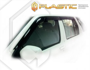Дефлектора окон CA-Plastic Nissan Terrano2 R50 дорестайлинг (1995-1999) (Classic полупрозрачный)