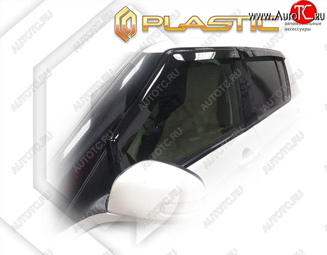1 999 р. Ветровики дверей CA-Plastic  Suzuki Swift ( ZC,  ZC11S,ZC21S, ZD11S) (2003-2010) дорестайлинг, хэтчбэк 5 дв., рестайлинг, хэтчбэк 5 дв. (Classic полупрозрачный, Без хром. молдинга)  с доставкой в г. Керчь