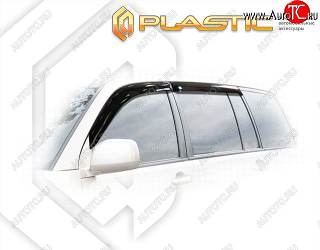 2 079 р. Дефлектора окон CA-Plastic  Toyota Kluger  XU20 (2003-2007) рестайлинг (Classic полупрозрачный, Без хром. молдинга, Крепление только на скотч)  с доставкой в г. Керчь