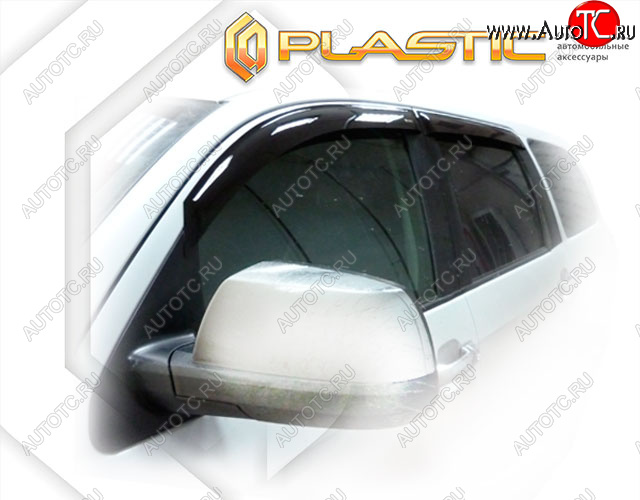 2 079 р. Дефлектора окон CA-Plastic  Toyota Sequoia (2000-2004) XK30, XK40 дорестайлинг (Classic полупрозрачный, Без хром. молдинга)  с доставкой в г. Керчь