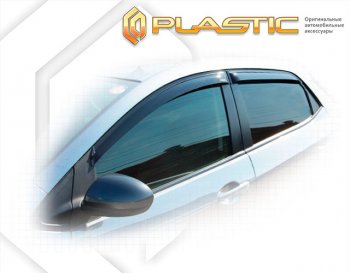 1 899 р. Ветровики дверей Classic полупрозрачный CA Plastic на Mazda Demio  2007-2014  с доставкой в г. Керчь. Увеличить фотографию 1
