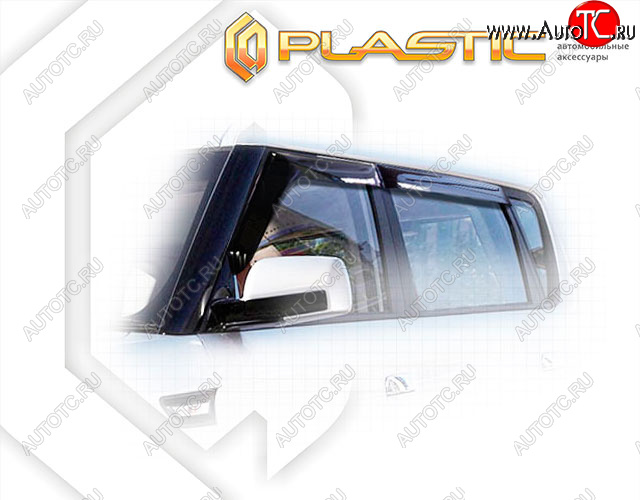 1 999 р. Ветровики дверей CA-Plastic  KIA Soul  AM (2011-2014) рестайлинг (Classic полупрозрачный)  с доставкой в г. Керчь