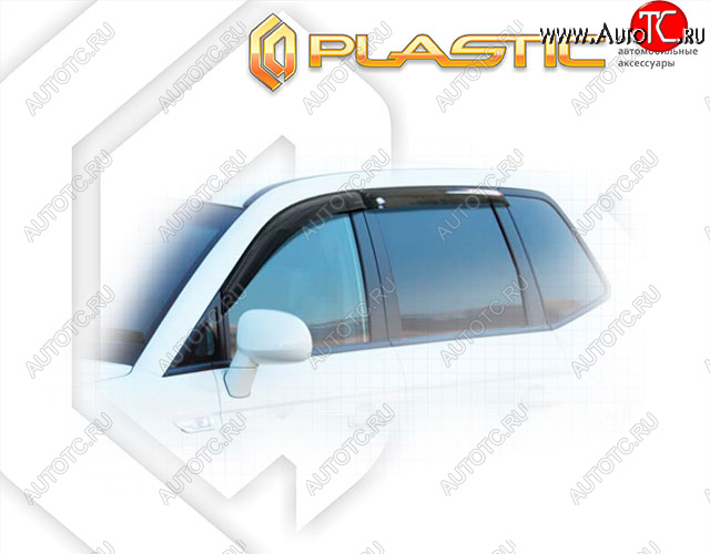 2 079 р. Ветровики дверей CA-Plastic  SSANGYONG Stavic  MPV5 (2013-2018) (Classic полупрозрачный, Без хром. молдинга)  с доставкой в г. Керчь