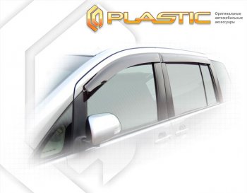 2 079 р. Дефлектора окон CA-Plastic Toyota Isis XM10 2-ой рестайлинг (2009-2017) (серия Classic полупрозрачный, Без хром. молдинга)  с доставкой в г. Керчь. Увеличить фотографию 2