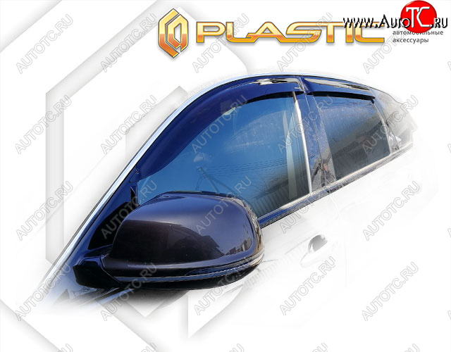 1 759 р. Дефлектора окон CA-Plastic Zotye Coupa B11F (2019-2021) (Classic полупрозрачный)  с доставкой в г. Керчь