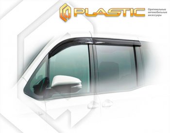 2 079 р. Дефлектора окон CA-Plastic Toyota Esquire R80 дорестайлинг (2014-2017) (серия Classic полупрозрачный, Без хром. молдинга)  с доставкой в г. Керчь. Увеличить фотографию 2