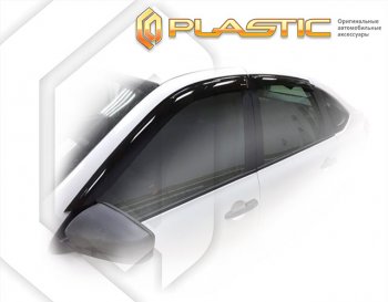 1 999 р. Дефлектора окон CA-Plastic Лада Гранта FL 2191 лифтбек (2018-2025) (серия Classic полупрозрачный, Без хром. молдинга)  с доставкой в г. Керчь. Увеличить фотографию 2