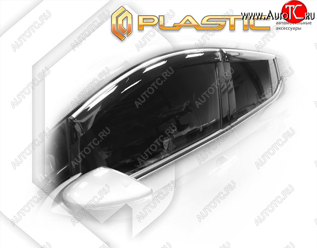 1 999 р. Дефлектора окон CA-Plastic Nissan Leaf 2 (ZE1) (2017-2025) (серия Classic полупрозрачный)  с доставкой в г. Керчь