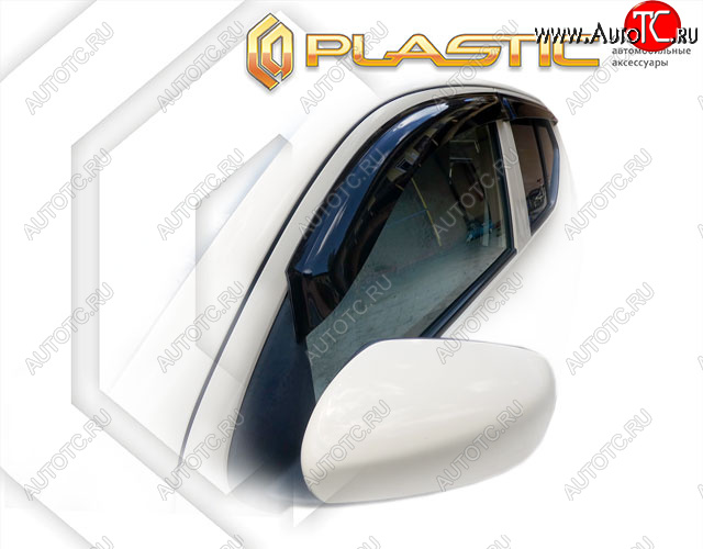 1 899 р. Ветровики дверей CA-Plastic  Suzuki Alto  HA36/36V (2014-2021) хэтчбек 5 дв. дорестайлинг (Classic полупрозрачный)  с доставкой в г. Керчь