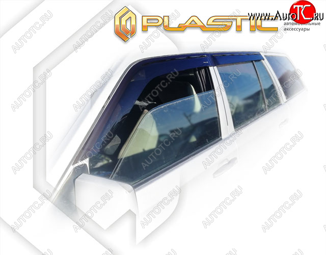 1 999 р. Ветровики дверей CA-Plastic  Mercedes-Benz E-Class  S124 (1993-1996) универсал рестайлинг (Classic полупрозрачный)  с доставкой в г. Керчь