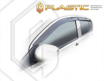 2 079 р. Дефлектора окон (рынок Японии) CA-Plastic Toyota Passo 3 дорестайлинг (2016-2018) (серия Classic полупрозрачный, без хром. молдинга )  с доставкой в г. Керчь. Увеличить фотографию 2