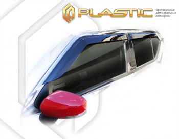 1 899 р. Дефлектора окон CA-Plastic Suzuki Ignis (2016-2025) (серия Classic полупрозрачный)  с доставкой в г. Керчь. Увеличить фотографию 2