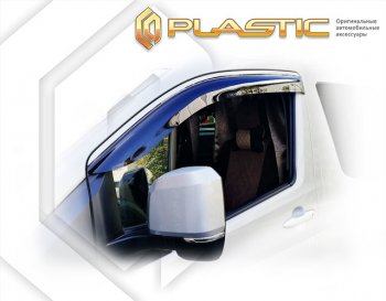1 899 р. Дефлектора окон CA-Plastic  Toyota Hiace  H300 (2019-2025) минивэн дорестайлинг (серия Classic полупрозрачный)  с доставкой в г. Керчь. Увеличить фотографию 2