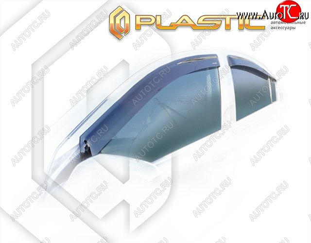 1 999 р. Дефлектора окон CA-Plastic  Mitsubishi Galant  9 (2004-2009) седан (Classic полупрозрачный)  с доставкой в г. Керчь