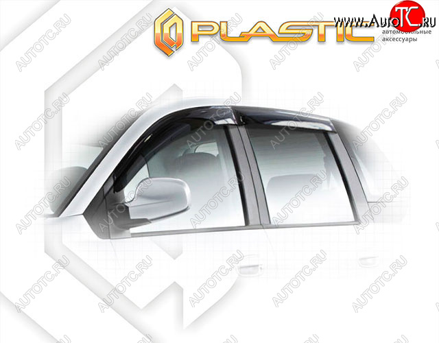 1 999 р. Ветровики дверей CA-Plastic Hyundai Matrix 1 FC 1-ый рестайлинг (2005-2008) (Classic полупрозрачный)  с доставкой в г. Керчь