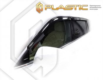 2 099 р. Дефлектора окон CA-Plastic Toyota Highlander XU70 (2020-2025) (серия Classic полупрозрачный)  с доставкой в г. Керчь. Увеличить фотографию 2