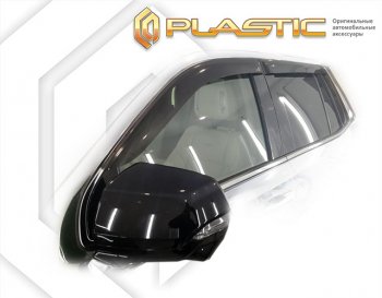 2 199 р. Дефлектора окон CA-Plastic Cadillac Escalade GMT 1XX   (2020-2022) (серия Classic полупрозрачный, Без хром. молдинга)  с доставкой в г. Керчь. Увеличить фотографию 2