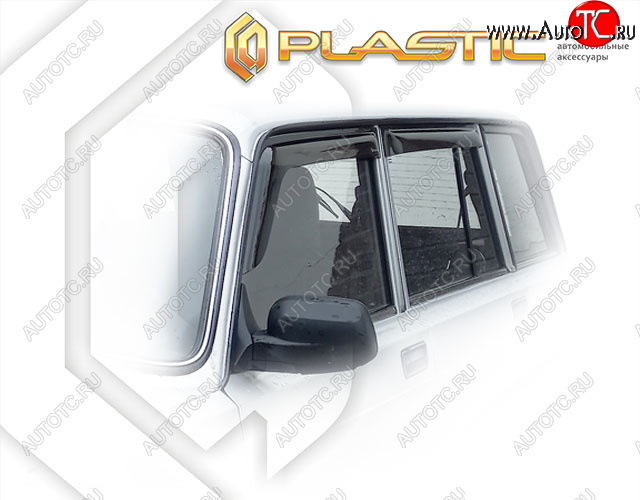 1 839 р. Дефлектора окон CA-Plastic Лада 2104 (1984-2012) (Classic полупрозрачный)  с доставкой в г. Керчь