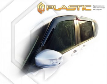 2 199 р. Дефлектора окон CA-Plastic Honda Freed GB7,GB8,GB5,GB6 минивэн дорестайлинг (2016-2019) (серия Classic полупрозрачный)  с доставкой в г. Керчь. Увеличить фотографию 2