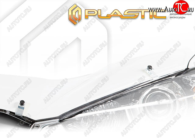 2 199 р. Дефлектор капота (exclusive) CA-Plastic Hyundai Avante (2006-2010) (Classic прозрачный, Без надписи)  с доставкой в г. Керчь