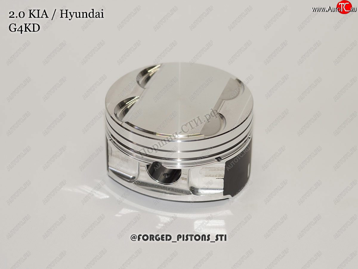 18 199 р. Поршни (KIA, Hyundai 2,0 G4KD под кольца 1,2/1,2/2,0) СТИ  Chrysler Sebring JR, Dodge Sebring (JR), Hyundai Elantra (J1,  XD,  XD2,  HD,  MD,  AD,  CN7), IX35 (LM,  NU), IX45, IX55 (EN), Sonata (Y3,  EF,  NF,  YF,  LF,  DN8), Jeep Compass (MK,  MP), Patriot, KIA Cerato (1 LD,  2 TD,  3 YD,  4 BD), Optima (1 GD,  2 MG,  3 TF,  4 JF,  JF), Sportage (1 JA,  2 JE,KM,  3 SL,  4 QL,  5 NQ5), Mitsubishi ASX, Lancer (EX,  5 Fiore 2,  7,  8,  9 CS,  10 CY), Lancer Cedia (9), Lancer Evolution (8 CT9A,  9 CT9A), Outlander (CU,  XL,  CW0W,  GF), RVR (1,  2,  3) (диаметр поршня: 86,00 мм)  с доставкой в г. Керчь
