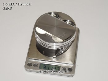 18 199 р. Поршни (KIA, Hyundai 2,0 G4KD под кольца 1,2/1,2/2,0) СТИ  Chrysler Sebring JR, Dodge Sebring (JR), Hyundai Elantra (J1,  XD,  XD2,  HD,  MD,  AD,  CN7), IX35 (LM,  NU), IX45, IX55 (EN), Sonata (Y3,  EF,  NF,  YF,  LF,  DN8), Jeep Compass (MK,  MP), Patriot, KIA Cerato (1 LD,  2 TD,  3 YD,  4 BD), Optima (1 GD,  2 MG,  3 TF,  4 JF,  JF), Sportage (1 JA,  2 JE,KM,  3 SL,  4 QL,  5 NQ5), Mitsubishi ASX, Lancer (EX,  5 Fiore 2,  7,  8,  9 CS,  10 CY), Lancer Cedia (9), Lancer Evolution (8 CT9A,  9 CT9A), Outlander (CU,  XL,  CW0W,  GF), RVR (1,  2,  3) (диаметр поршня: 86,00 мм)  с доставкой в г. Керчь. Увеличить фотографию 4