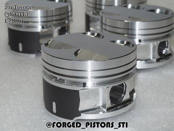 18 399 р. Поршни (Toyota 2,0 3S-GTE (V=4.1) под кольца 1,2/1,5/4,0) СТИ  Toyota Caldina ( T210,  T240) - MR2 (диаметр поршня: 86.00 мм)  с доставкой в г. Керчь. Увеличить фотографию 3