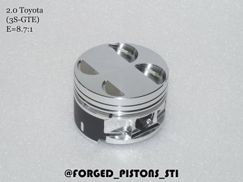 18 399 р. Поршни (Toyota 2,0 3S-GTE (V=4.1) под кольца 1,2/1,5/4,0) СТИ  Toyota Caldina ( T210,  T240) - MR2 (диаметр поршня: 86.00 мм)  с доставкой в г. Керчь. Увеличить фотографию 4