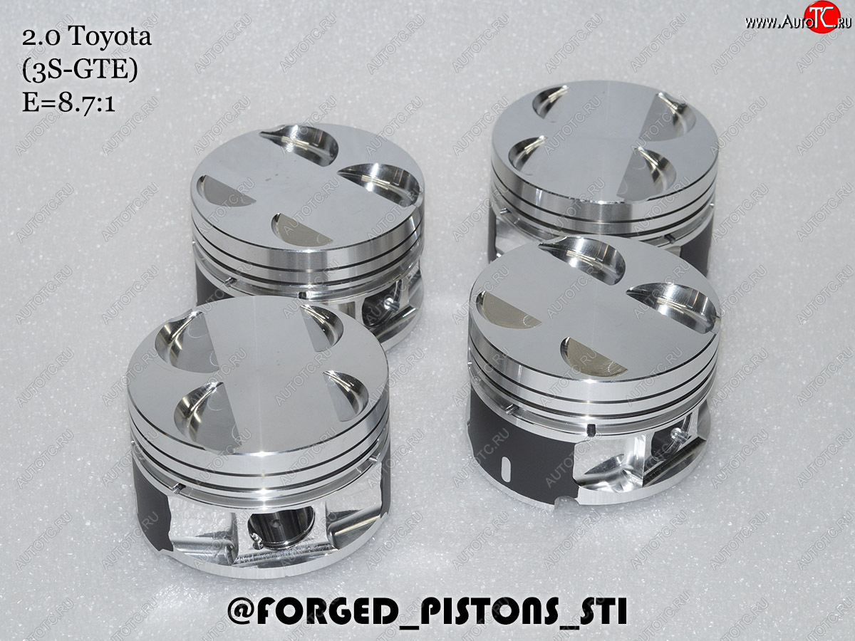 18 399 р. Поршни (Toyota 2,0 3S-GTE (V=4.1) под кольца 1,2/1,5/4,0) СТИ  Toyota Caldina ( T210,  T240) - MR2 (диаметр поршня: 86.00 мм)  с доставкой в г. Керчь