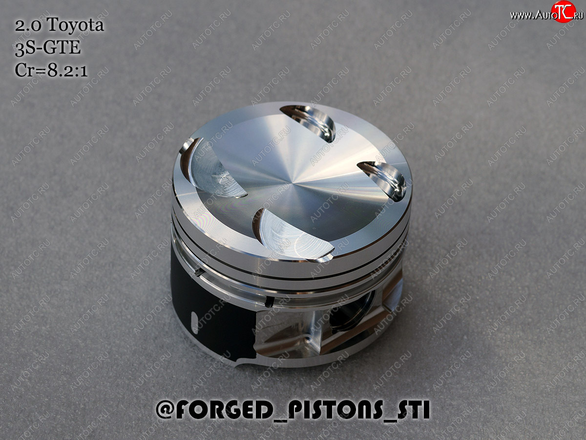 18 399 р. Поршни (Toyota 2,0 3S-GTE (V=8,7) под кольца 1,2/1,5/4,0) СТИ  Toyota Caldina ( T210,  T240) - MR2 (диаметр поршня: 86.00 мм)  с доставкой в г. Керчь