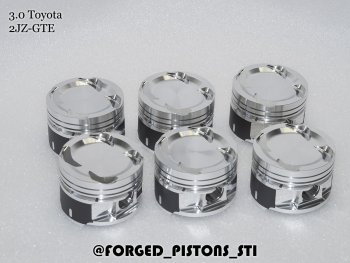 Поршни (Toyota 3,0 2JZ-GTE (V=15,2) под кольца 1,5/1,5/4,0) СТИ Toyota Aristo ( 1,  S160) - Supra (диаметр поршня 86 мм)