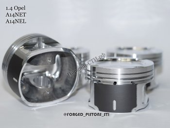 Поршни (Opel 1.4l A14NET под кольца 1,2/1,5/2,0) СТИ Chevrolet Cruze (HR51S,HR81S,  J300,  J305,  J308,  D2LC,  D2LC-K), Opel Astra (J,  J GTC), Corsa (D), Insignia (A,  А,  B), Meriva (B), Mokka, Zafira (С,  C) (диаметр поршня: 72.50 мм)