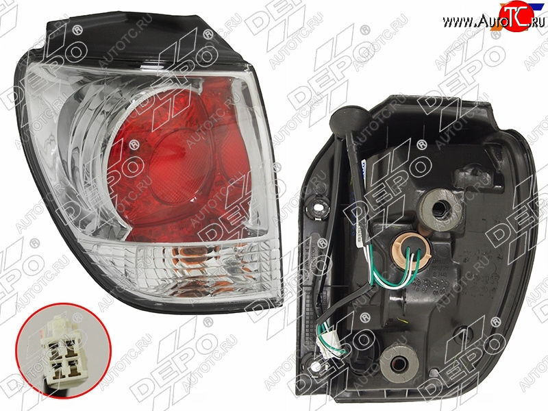 9 499 р. Левый фонарь задний DEPO  Lexus RX300  XU10 (1995-2001), Toyota Harrier  XU10 (1997-2003)  с доставкой в г. Керчь