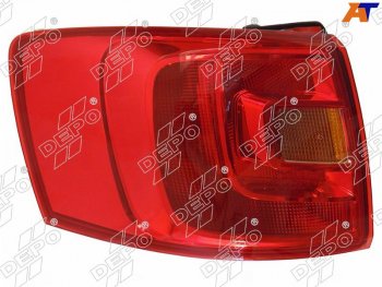 Левый фонарь задний DEPO Volkswagen Jetta  A6 (2011-2015) седан дорестайлинг