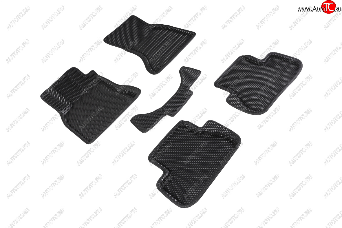5 699 р. Коврики в салон EVA (3D, ромб, чёрные) Seintex  Audi A4  B8 (2007-2015) дорестайлинг, седан, дорестайлинг, универсал, рестайлинг, седан, рестайлинг, универсал  с доставкой в г. Керчь